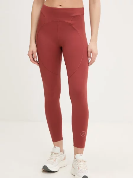 Antrenament pantaloni Adidas By Stella Mccartney maro