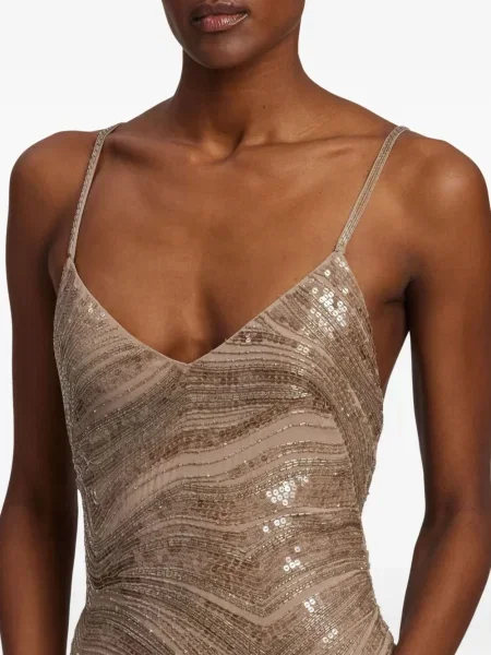Rochie Ralph Lauren Collection cu paiete de costum