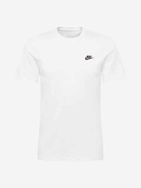 Nike Sportswear Majica Club crna bijela