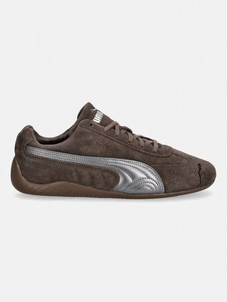 Pantofi Puma din piele maro