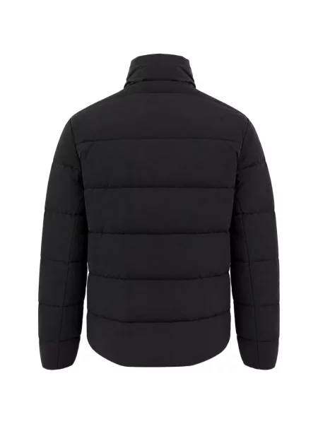 Matlasat geacă Emporio Armani cu autograf negru