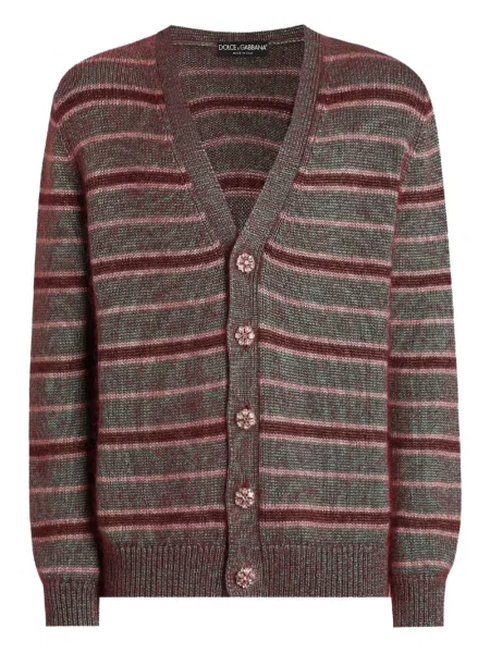 Cardigan Dolce & Gabbana cu dungi verde