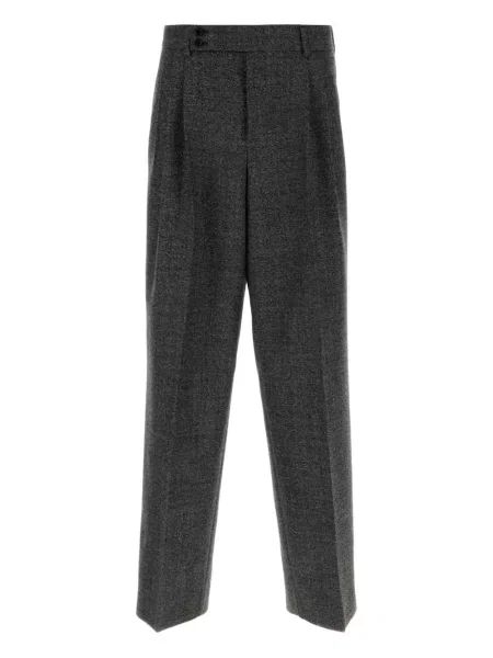 Pantaloni Dolce & Gabbana de lână negru