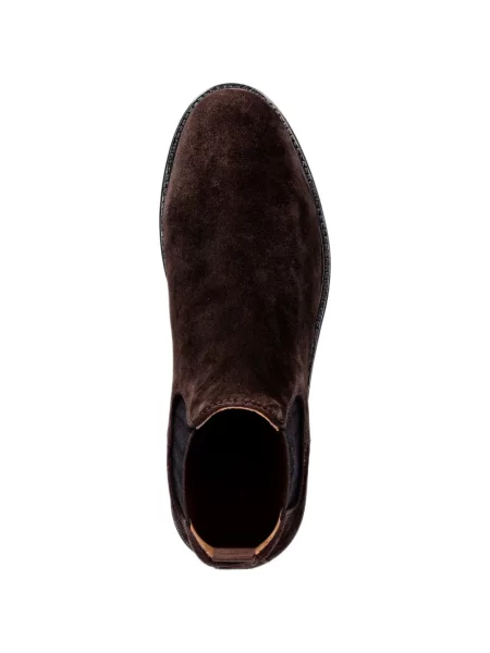 Botine chelsea Gant din piele de căprioară maro
