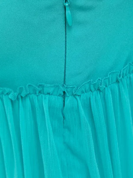 Rochie maxi Patrizia Pepe cu volane de costum albastru