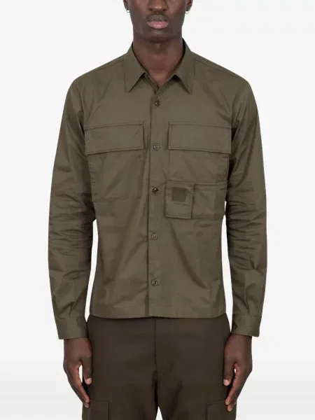 Cămașă C.p. Company lungă verde