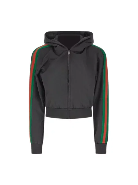 Bluza rozpinana Gucci z dżerseju czarna