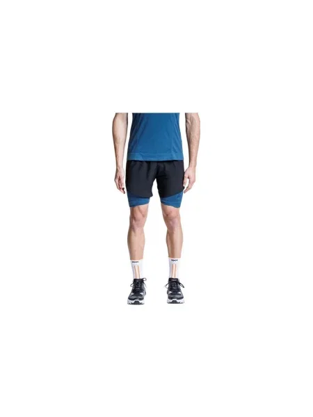 Pantaloni X-bionic alergare albastru