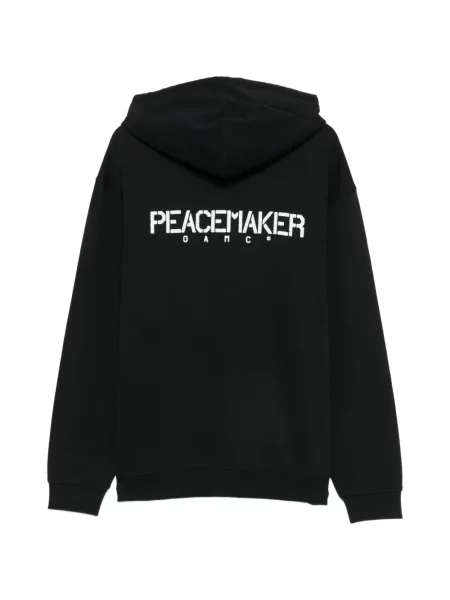 Hanorac cu glugă Peacemaker Oamc cu imagine negru