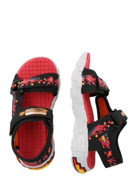 Sandále Skechers čierna