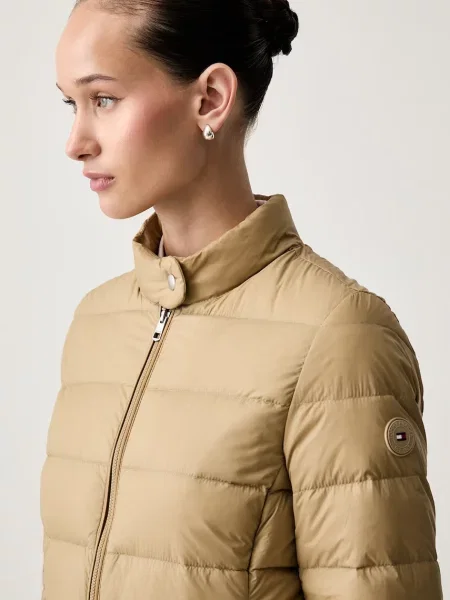 Tommy Hilfiger пухено яке дамско бежово