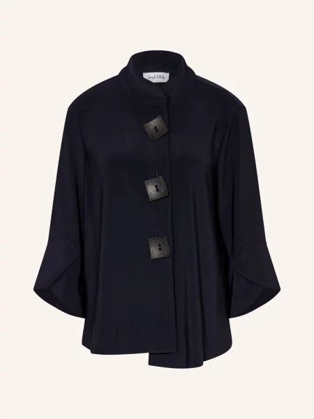 Joseph Ribkoff Žerzejová Bunda S Rukávem tmavě modrá