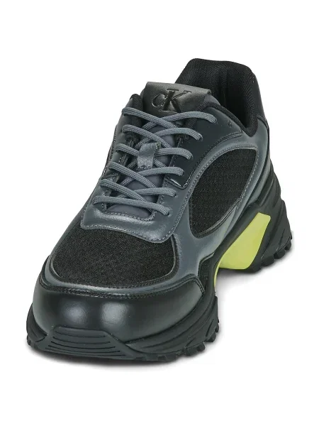 Pantofi Calvin Klein Jeans plasă negru