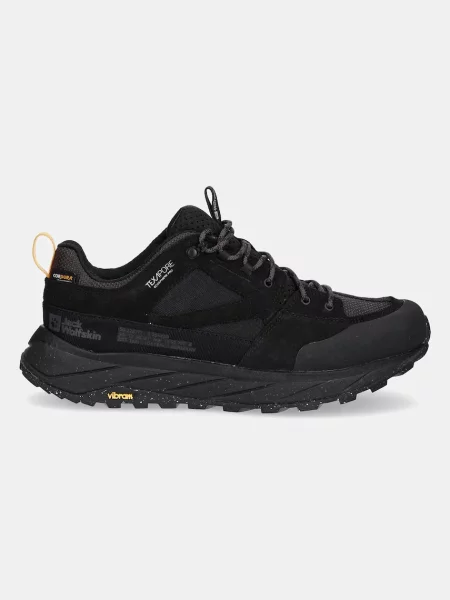 Jack Wolfskin pánske trekové topánky Terraquest Texapore Low black čierna