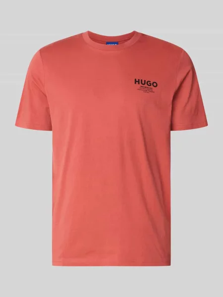 HUGO Blue T-shirt Nesptee czerwona