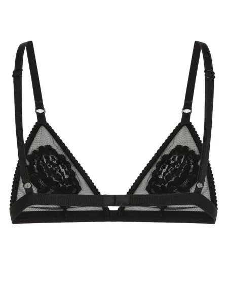 Gėlėtas liemenėlė Dolce & Gabbana juoda