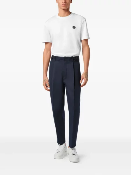 Pantaloni Philipp Plein clasici albastru