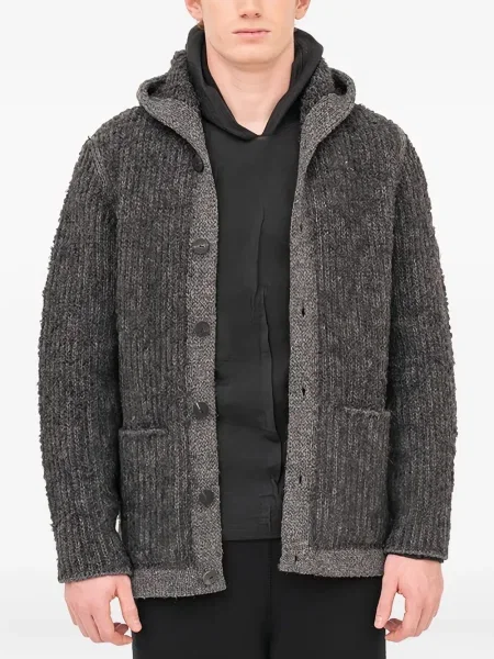 Mikina s kapucí Label Under Construction s kapucí šedá