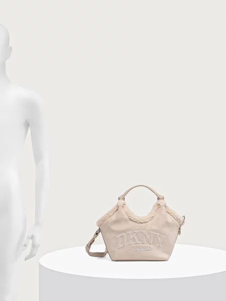 Замшевая сумка через плечо Dkny