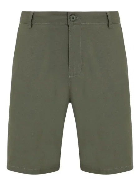 Lněné kraťasy Osklen zelené