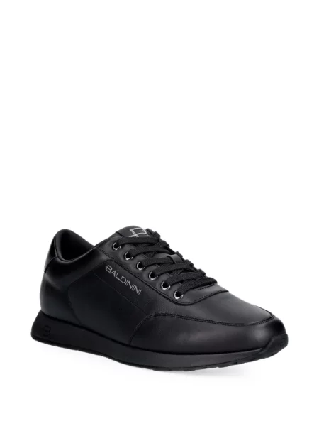 Sneakerși Baldinini din piele cu imagine negru