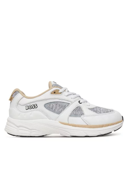 Sneakersy BOSS białe