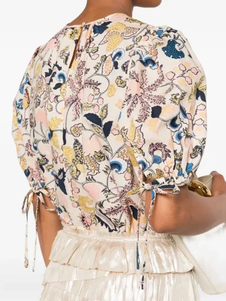 Tricou Ulla Johnson cu model floral cu imagine