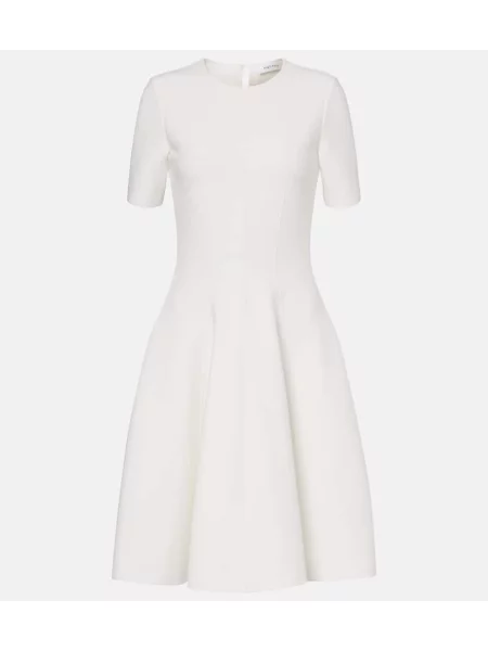 Rochie Mcqueen din jerseu alb