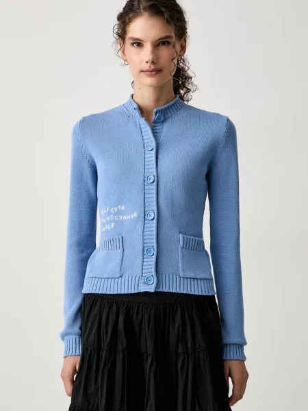Max&Co. cardigan pentru femei din URLO albastru