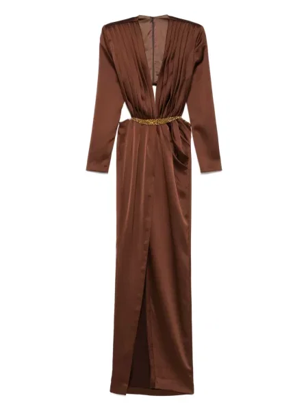 Rochie maxi M.marquise de costum maro