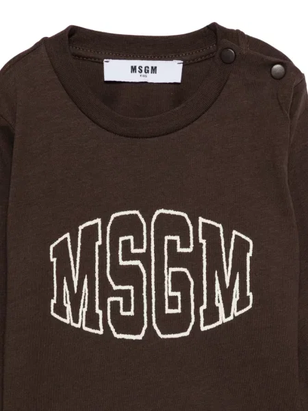 Koszulka dziecięca Msgm brązowa