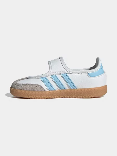 Adidas Originals Дитячі шкіряні балетки SAMBA JANE