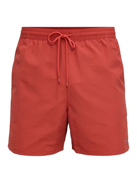 Tommy Hilfiger Underwear Kratke kopalne hlače svetlo rdeča