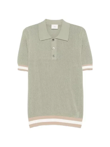 Tricou polo Ché tricotate verde