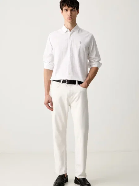 Льняная рубашка U.s. Polo Assn.