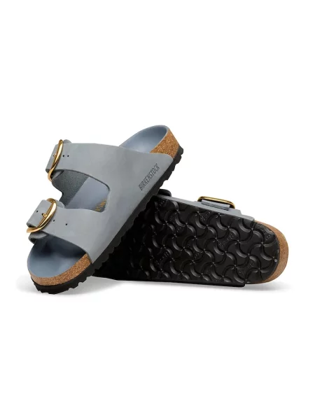Кожаные шлепанцы Birkenstock с пряжкой