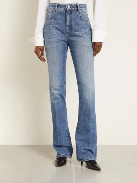 Sportmax Dżinsy Bootcut Spduditore Slim Fit blau niebieskie