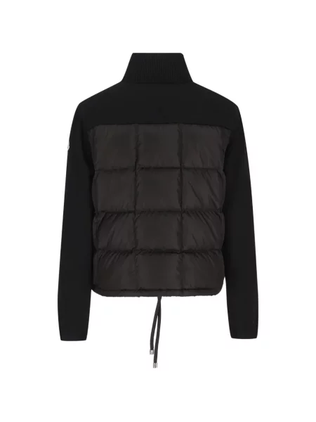 Matlasat cardigan Moncler negru