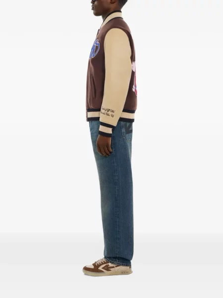 Geanta de piele Off-white alb