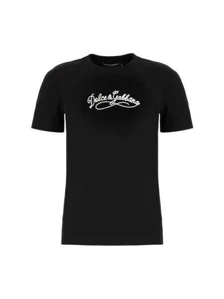 Koszulka Dolce And Gabbana z logo czarna