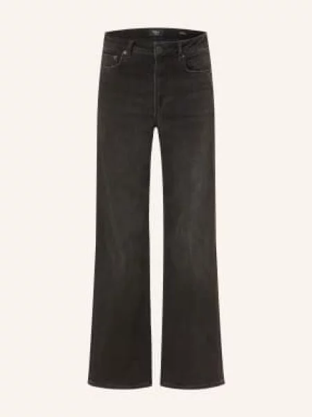Rails Jeansy Straight Getty schwarz czarne