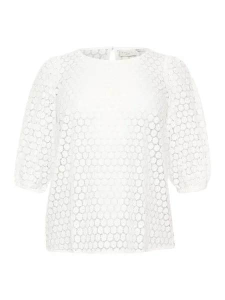 KAFFE CURVE Bluza bijela