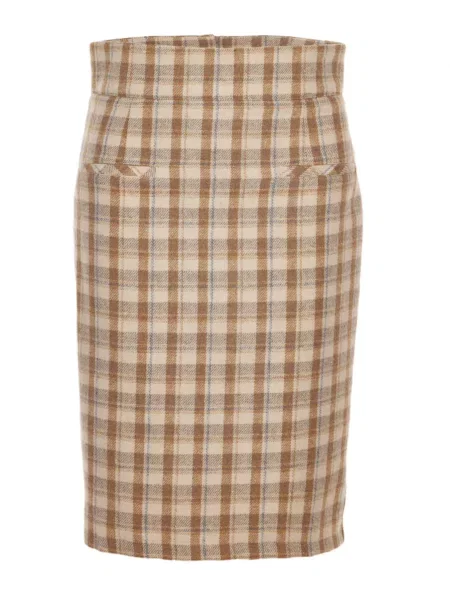 Спідниця міні LadyLike бавовна/поліестер бежевий