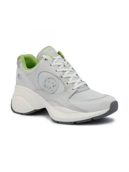 Michael Kors Sneakers ZUMA cu adaos de piele gri