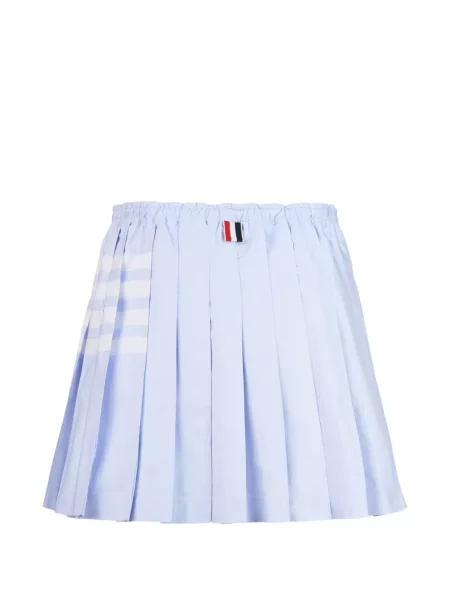 Fusta mini Thom Browne din țesătură twill cu cordon albastru