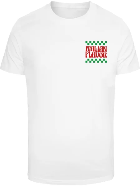 Mister Tee Tricou Flavor Italiano verde / roșu alb