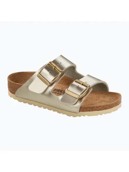 Gyerek papucsok BIRKENSTOCK Arizona Birko-Flor Regular electric metallic gold. Méret: 30 EU