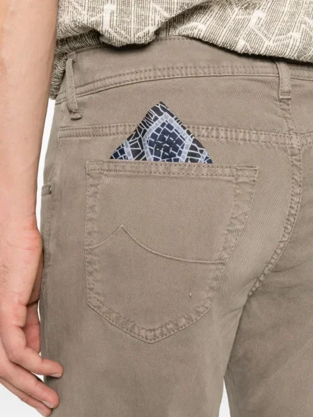 Pantaloni Jacob Cohën cu 5 buzunare verde