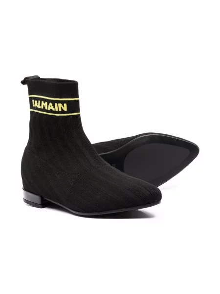 Buty do kostki dziecięce Balmain czarne