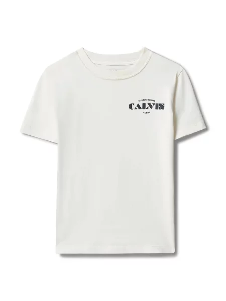 Calvin Klein Jeans tričko detské biela